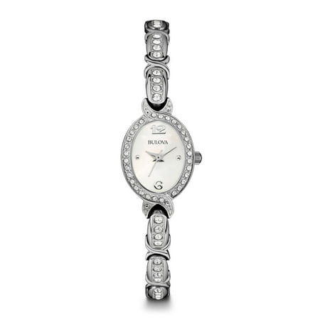 - 96L199 Womens Stainless Steel Crystal Watch