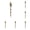 C, variant on Christmas Icicle Hanging Ornaments, 8.9 Inch 3D Glittering Plastic Pendants Decor for Xmas Tree, Winter Holiday Home Decoration(1 Pcs)