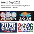 thumbnail image 2 of Yanonmyfd World Cup 2026 Merchandise,World Cup Flag 2026,World Cup Decorations for Party Photo Booth and Football Event,5×3 FT Yard Sign Garden Outdoor Flag,The Gift for Football Fans (style4), 2 of 10