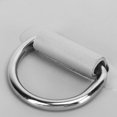 thumbnail image 4 of 4PCS Stainless Steel PVC D Ring Patch with 11.8in Anchor Rope Grey Paddleboard Canoe Rafting Accessories, 4 of 8