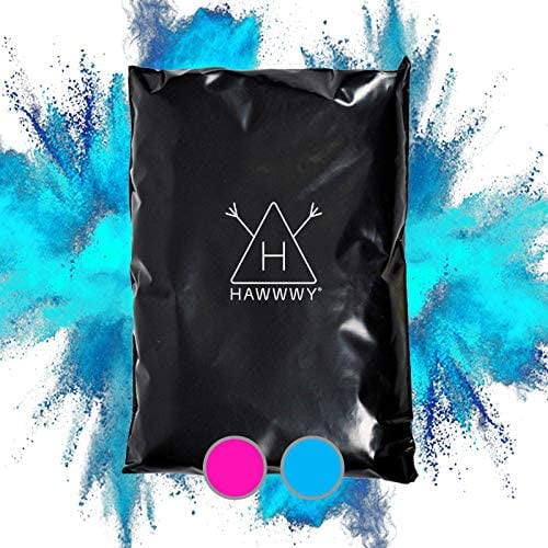 Hawwwy Colorful Powder for Gender Reveal Powder for Burnout Baby Boy