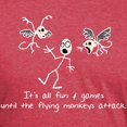 thumbnail image 3 of CafePress - Flyingmonkeysdark Men's Deluxe T Shirt - Mens Tri-blend T-Shirt, 3 of 4