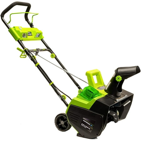 UPC: 0052909740228 | Earthwise SN74022 22-Inch 40-Volt Cordless Snow Thrower  (4.0Ah Battery & Charger Included)