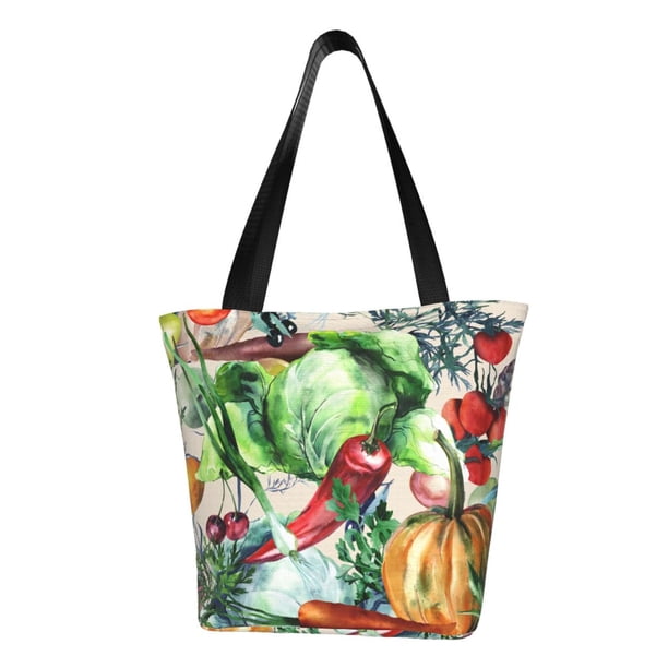 Fotbe Vegan1 Bolsa de Playa con Estampado, Bolsa de Hombro, Bolsa de Mano Espaciosa, Bolsa de Viaje Ligera, Bolsa de Compras Versátil