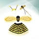 thumbnail image 2 of BRIGHTFUFU Trajes de actuación de abeja Falda de niña de abeja Trajes de actuación de ala de abeja Disfraces de cosplay de abeja, 2 of 7