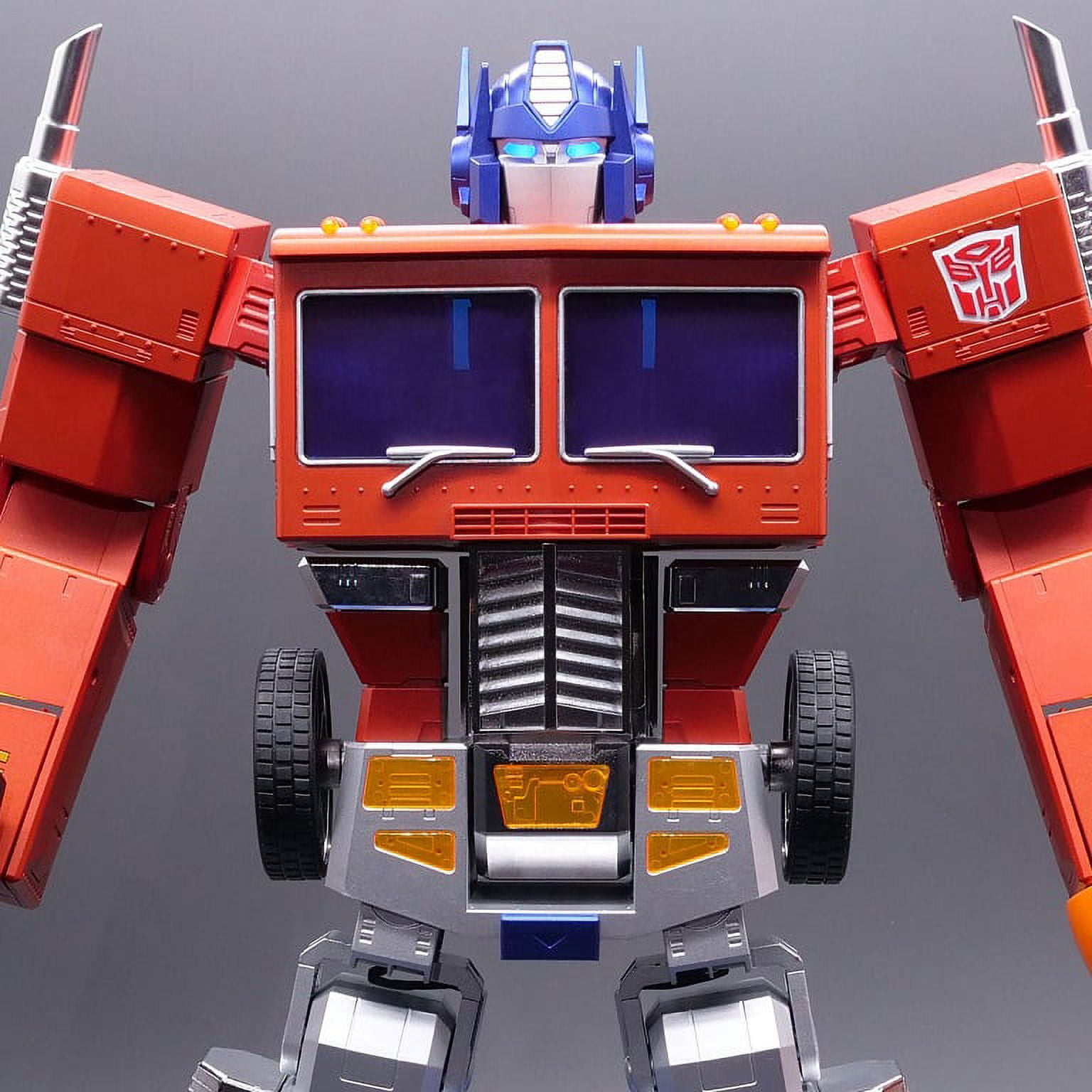 Robosen Optimus Prime Auto-Converting Robot, Transformers Flagship Series, Voice-Activated, 19" Tall