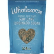 Wholesome Sweeteners Organic Raw Cane Turbinado Sugar 24 oz Pkg