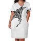 thumbnail image 2 of Manta Ray Tribal Art vestido suelto con bolsillo vestido de fiesta de lujo para mujer vestidos de fiesta de graduación de noche, 2 of 6