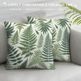 thumbnail image 3 of COMIO Vintage Leaves Pillow Covers Throw Pillow Covers Leaves Decorative Pillow Case Modern Home Decor for Sofa Couch Bed White, 3 of 5