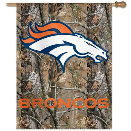 NFL - Denver Broncos Realtree Vertical Flag: 27x37 Banner