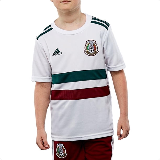 Playera Adidas Niño Selección Mexicana FMF Blanco BQ4687