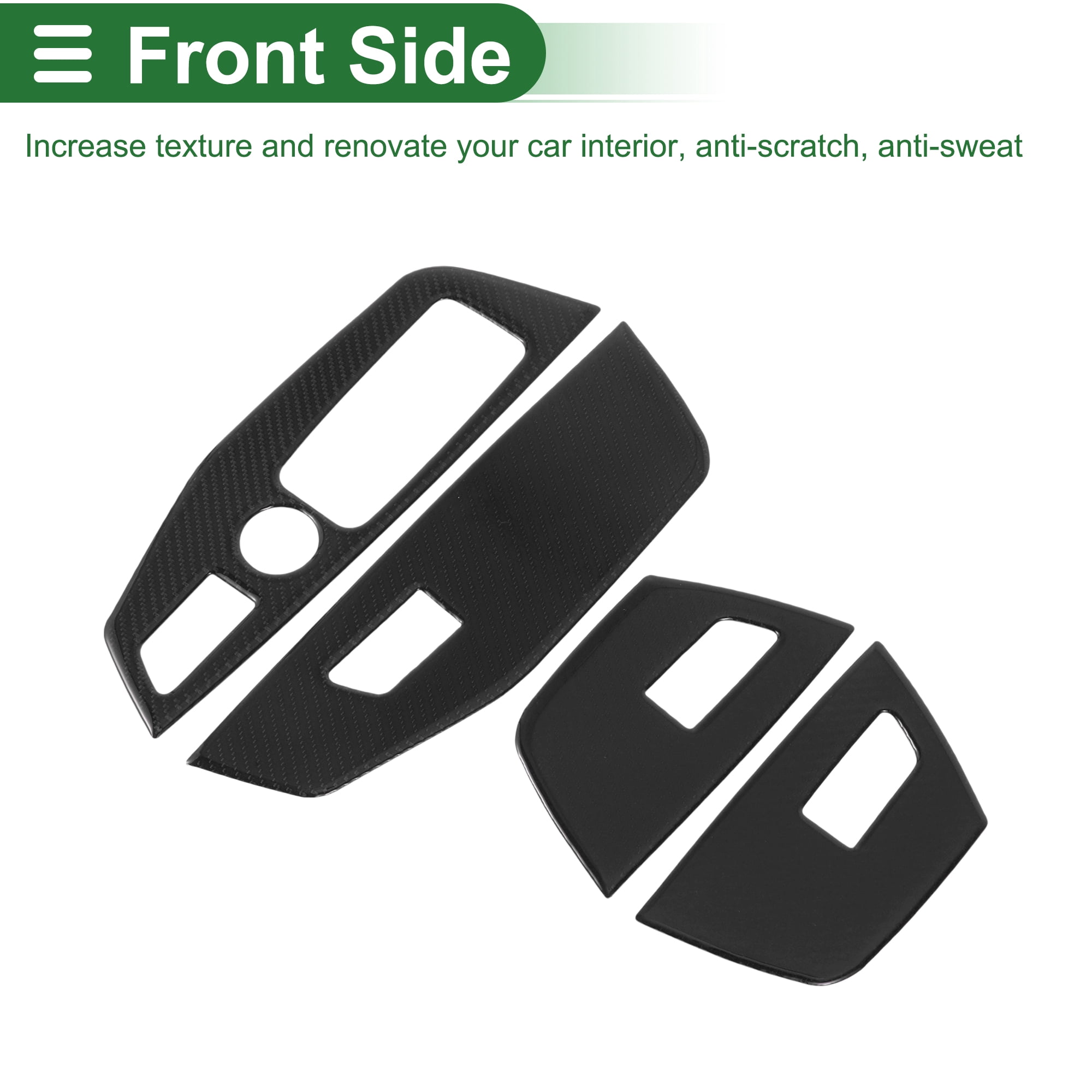 Unique Bargains Window Lift Switch Cover for BMW X3 2018-2021 Black