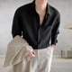 thumbnail image 5 of Camisa con cuello vuelto para hombre,Camisa de manga larga para hombre Camisa de vestir para hombre Camisa informal de manga larga optimizada para la excelencia, 5 of 13