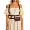 thumbnail image 3 of Halloween Crossbody Bags, Medieval Style Zipper Waist Purse, Elegant Secure Fanny Pack for Daily Matching, 3 of 5
