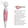 thumbnail image 4 of Gustave Multi-speed Handheld Wand Massager with Strong Vibrations, Personal Therapy Massager for Sports Recovery, Muscle Aches, Body Pain "Black", 4 of 9