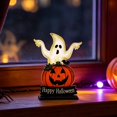 thumbnail image 4 of AOMXGD Halloween Tabletop Standing Ornament, Motif Desktop Shelf Mantel Accent for Halloween Household Interior Party Styling Layout, 4 of 8