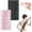 Pink1 + Black1, variant on Exfoliating Shower Towel - Soft Textured Exfoliating Bath Towel for Home, Rich Foaming Body Washcloth, Extra-Long 100cm Foldable Back Scrub Towels for Cleaning Body Skin
