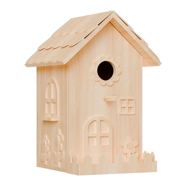 Kit de casa para pájaros DIY, artesanías de carpintería, colibríes, proyectos de construcción de artesanías de madera para pinzones, reyezuelos,