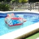 thumbnail image 4 of Sillas inflables para adultos, tubo flotante, 100 kg-150 kg, tumbona de piscina resistente Azul rosado, 4 of 9