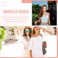 thumbnail image 6 of Uxcell Mini Backpack Cute Cosmetic Bag for Women, PU Leather Crossbody Bag with Lanyard Blue, 6 of 7