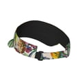 thumbnail image 3 of Daiia Vegan1 Pattern Sport Sun Visor Hats Visor Cap Adjustable Empty Top Baseball Cap Cotton Ball Caps for Women and Men, 3 of 8