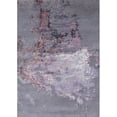 thumbnail image 1 of Ahgly Company Indoor Rectangle Mid-Century Modern Purple Oriental Area Rugs, 2' x 4', 1 of 6