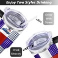 thumbnail image 5 of 40oz July 4th Handle Cup 🇺🇸,Stars & Stripes Stainless Steel Tumbler-Hand Wash Only, 5 of 7