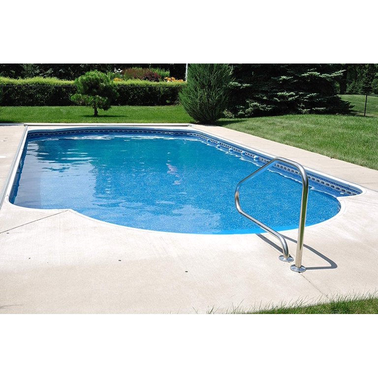 Swimming Pool Accessories Stainless Steel Pool Hand Rail With Blue Rail ...