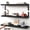 A. Black Board & Black Brackets-23-inch Standard, variant on Wall Mounted Floating Shelves B. White Board & Gold Brackets, 23-inch Standard Set of 3