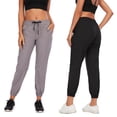 thumbnail image 1 of Women's Joggers Pants Tapered Running Sweatpants with Pockets and Drawstring for Lounge, Jogging, Leisure, Running, Hiking, Sports, 1 of 9