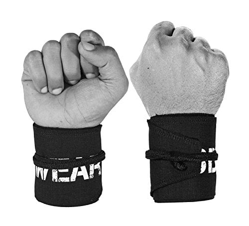 Bodybuilding 100% Olympic Weightlifting One Size Fits All WOD Wear Wrist Wraps for Powerlifting Cross Training Strength Training Yoga Support