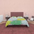 thumbnail image 4 of Flor Verde Boho Ropa de Cama Colorido Funda Nórdica Bohemio Juego de Dormitorio, Brillante, 4 of 6