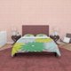 thumbnail image 4 of Flor Verde Boho Ropa de Cama Colorido Funda Nórdica Bohemio Juego de Dormitorio, Brillante, 4 of 6