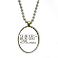 thumbnail image 1 of Estudiar negocios y gestión Collar Colgante de cadena vintage Colección de joyas colgantes Unbranded M, 1 of 3