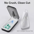 thumbnail image 3 of Pill Cutter, Pill Splitter for Small or Large Pills, Cuts Vitamins, Tablets, Detachable Pad for Clean Cuts, Travel Friendly, Black, 3 of 8