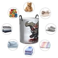 thumbnail image 3 of Lsque The Binding of Isaac pattern Laundry Hamper Basket, Tall Woven Rope Hamper Basket for Clothes, Lightweight Storage Basket, Collapsible Waterproof-Small, 3 of 8