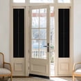 thumbnail image 2 of Black Window Privacy Film, Solid Color Farmhouse Black Static Cling UV Sun Blocking Heat Control Window Tint Day and Night, Non-Adhesive Reusable One Way Windows Privacy Cover 17.7''x78.7'', 2 of 7