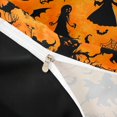 thumbnail image 5 of Homewish Halloween Witch Duvet Cover Queen, Spooky Tree Pumpkin Queen Bedding, Orange Black, Black Reversible 3pcs, 1 Duvet Cover and 2 Pillowcases, 5 of 7