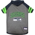 thumbnail image 1 of Pets First 849790025783 Seattle Seahawks Dog Hoody Tee Shirt - Large, 1 of 4