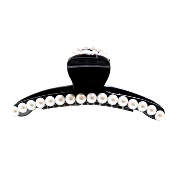 Clips de Pelo Macarena Estilo Pinza de pelo grande con Joyas de Pelo Negro