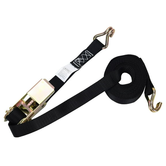 Ratchet Straps with Double Hooks Tie Down Strap Cargo Ratchet Strap Reliable Load Strap Webbing for Moving Appliances