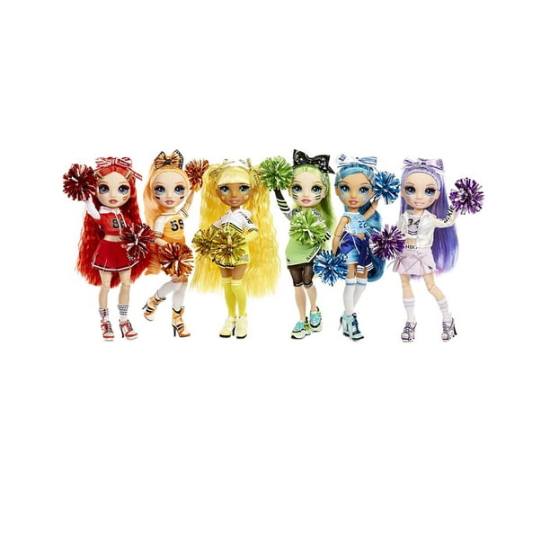 Muneca Cheer fashion Sunny Madison porrista en color amarillo Rainbow High 572053EUCR Walmart en linea