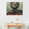 thumbnail image 2 of Orinice Zombie Apocalypse Video Games Fine Art Aesthetic Poster & Print Wall Painting for Home Office Decor Farmhouse Bathroom Room Wall Art Canvas Living Room Bedroom Office Wall Decor 20x16in, 2 of 6