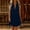Midi Dresses for Summer-Navy00, variant on Guieoi Summer Dresses for Women Plus Size for Beach Vacation Sleeveless V-Neck Midi Dress Black XL