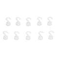 thumbnail image 4 of Magnet Hooks, 10Pcs Magnetic Hook ABS White Portable  For Kitchen For Home Use, 4 of 8