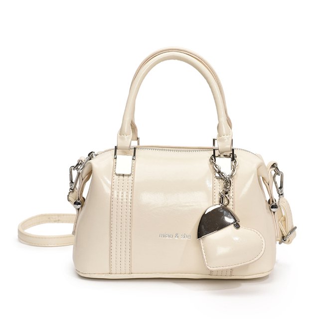 Bolso de bolos de moda retro, nuevo bolso Boston tipo almohada, bolso de mensajero, bolso de hombro informal japonés y coreano.
