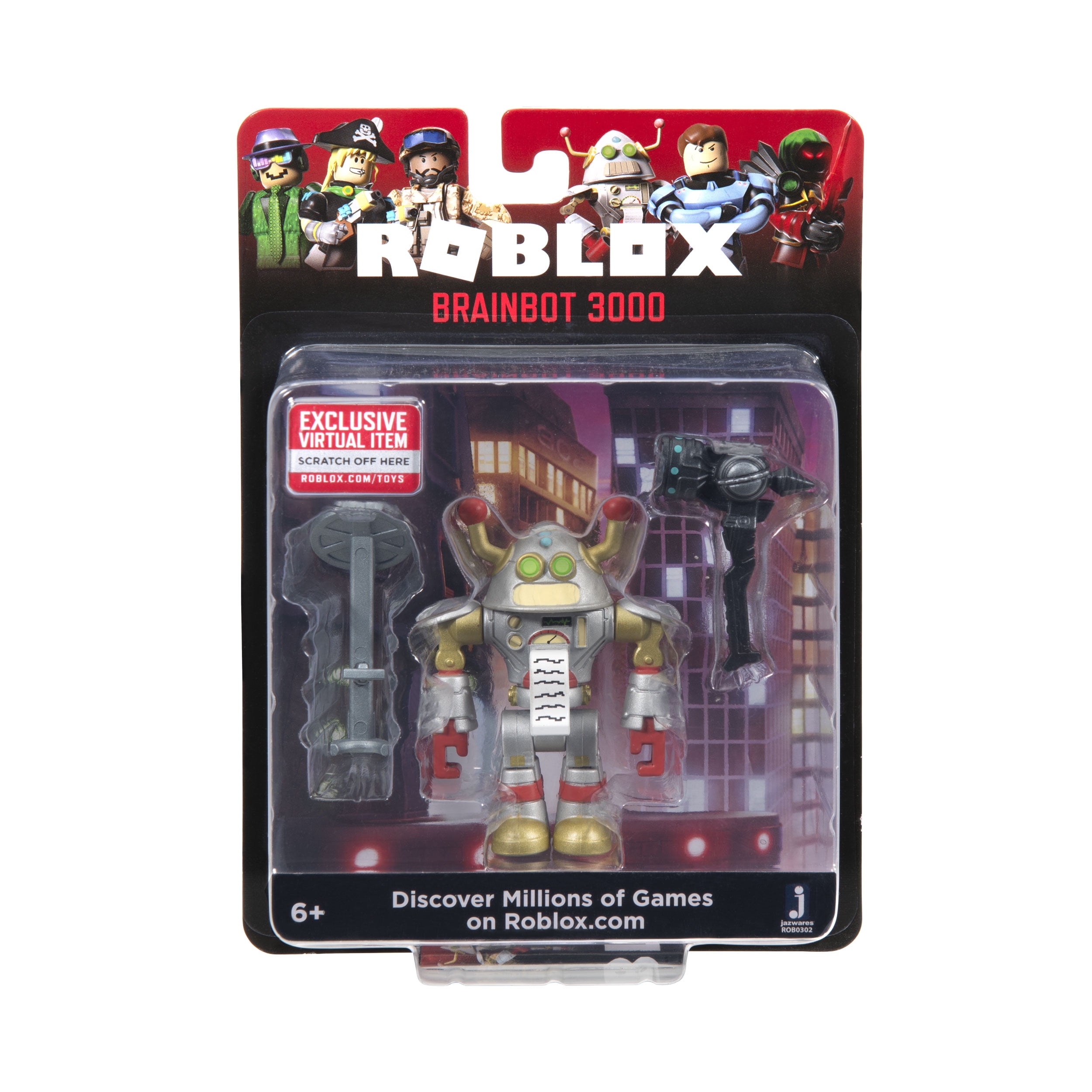 Roblox Action Collection 3 Inch 1 Figure Pack With Accessories Styles May Vary Includes Exclusive Virtual Item Walmart Com Walmart Com - mr robot roblox toy