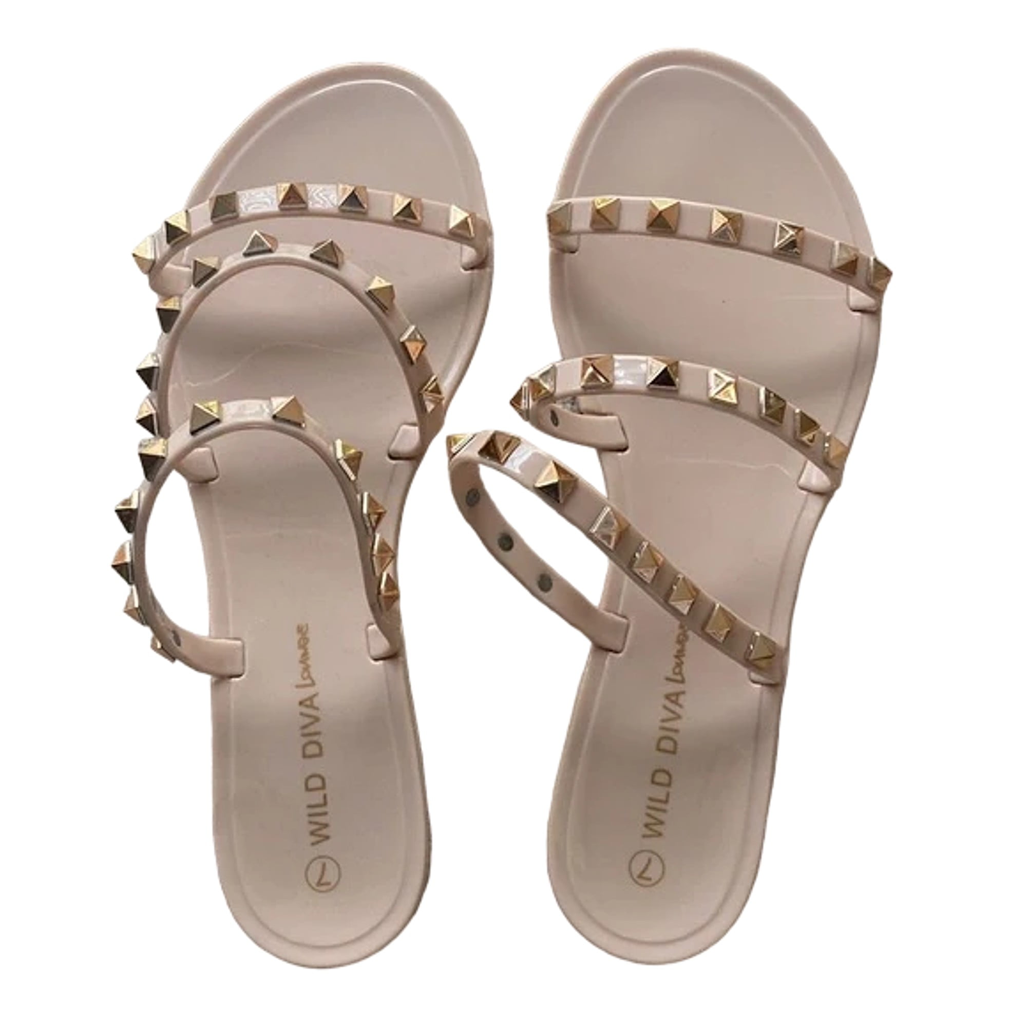 Ladies Sandals Wild Diva Studded Sandals Wild Diva Jelly Sandals