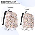 thumbnail image 3 of Honeii Canada Day Print Canvas College Laptop Backpack, Durable Rucksack Travel Notebook Bag School Backpack Book Bag for Men Women-Small, 3 of 7