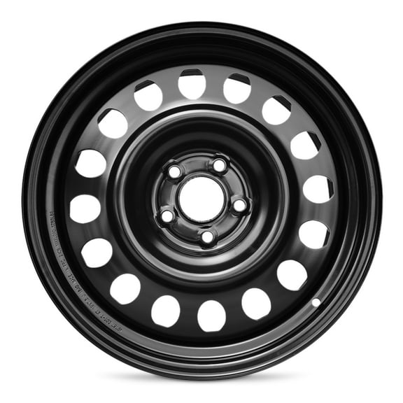 For 2019-2024 Cadillac CT5 19 Inch Painted Black Steel Rim - OE Direct Replacement - Road Ready Car Wheel